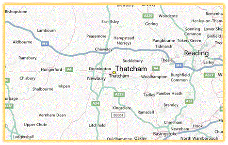 Thatcham Map